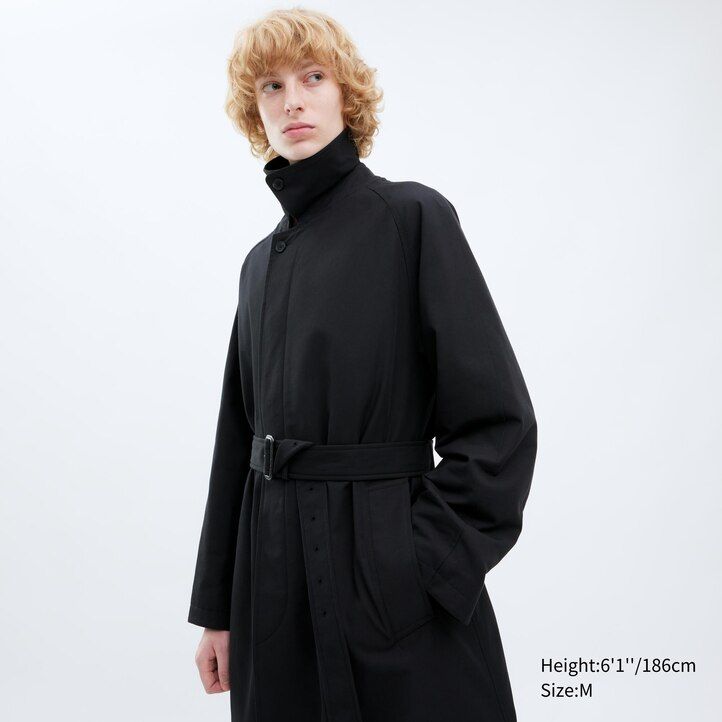 uniqlo trenchjacken für herren beige