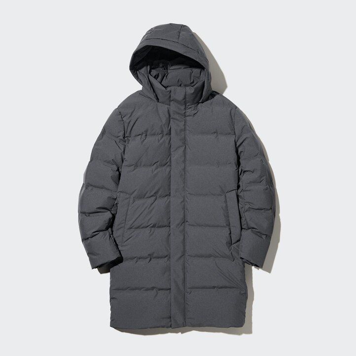 uniqlo nahtlose daunenjacken für herren grau