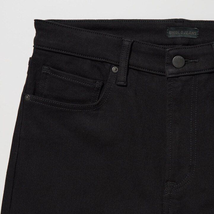 graue uniqlo ultra stretch skinny fit herrenjeans