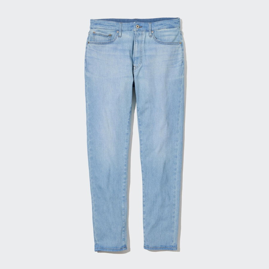 uniqlo ezy ultra stretch slim fit herrenjeans blau