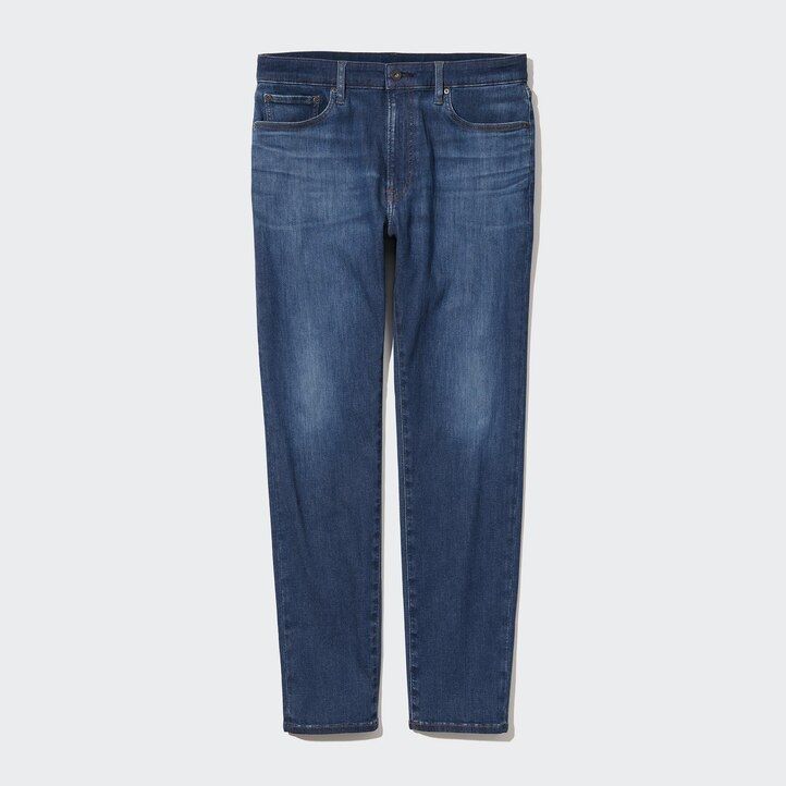 uniqlo ezy ultra stretch slim fit herrenjeans blau
