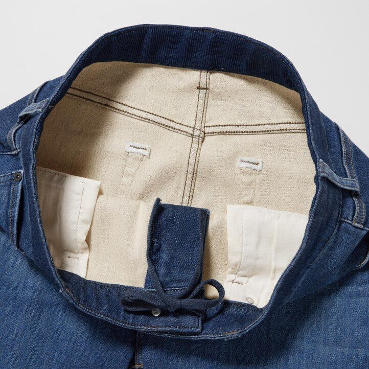 uniqlo ezy ultra stretch slim fit herrenjeans blau