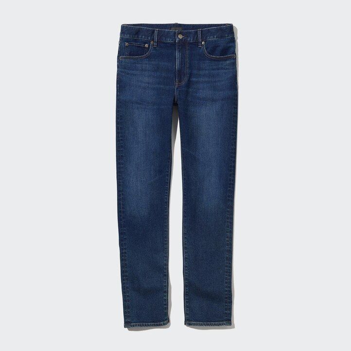 graue uniqlo slim fit herrenjeans