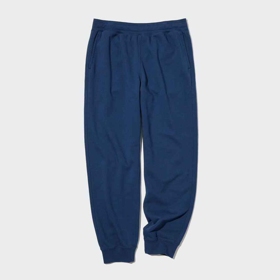 blaue uniqlo jogginghose für herren