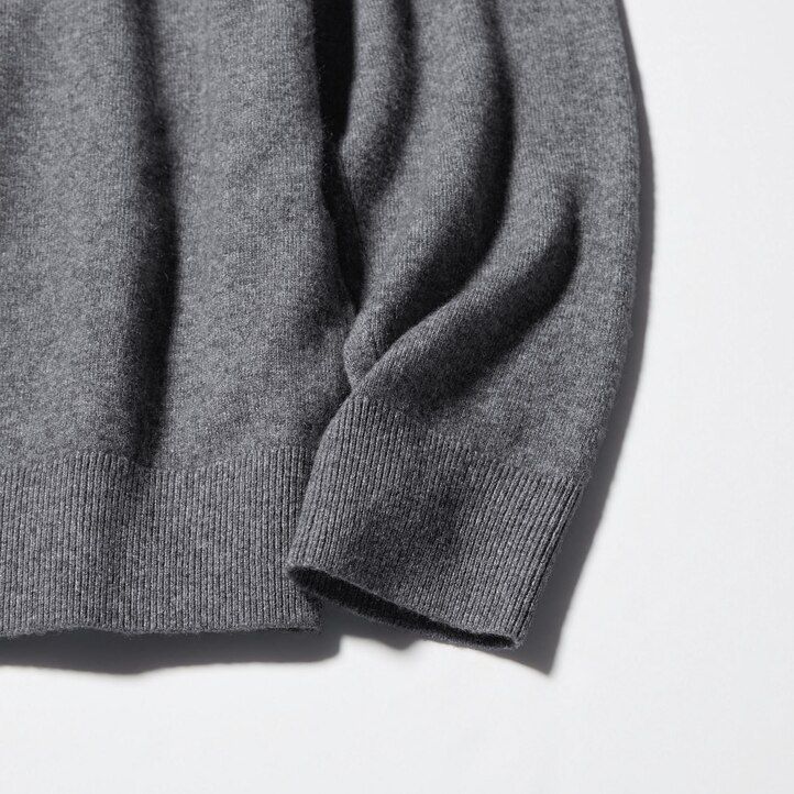 burgunderrote herrenpullover von uniqlo aus 100 merle