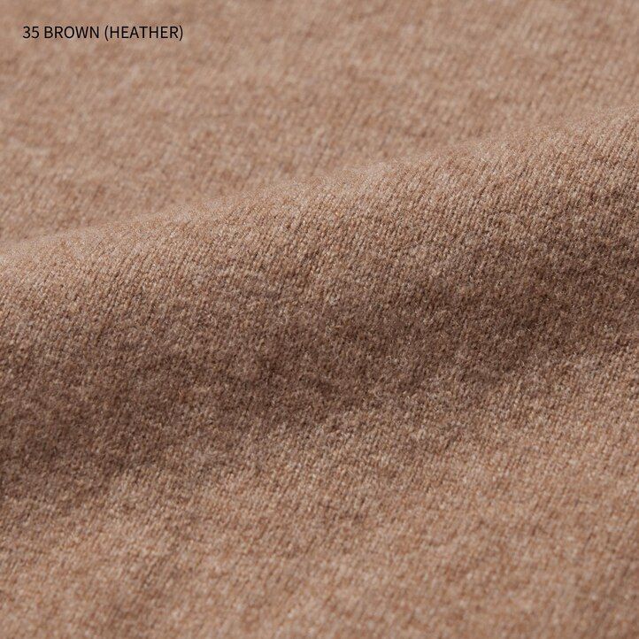 grauer uniqlo herrenpullover aus 100 merine mit v-ausschnitt