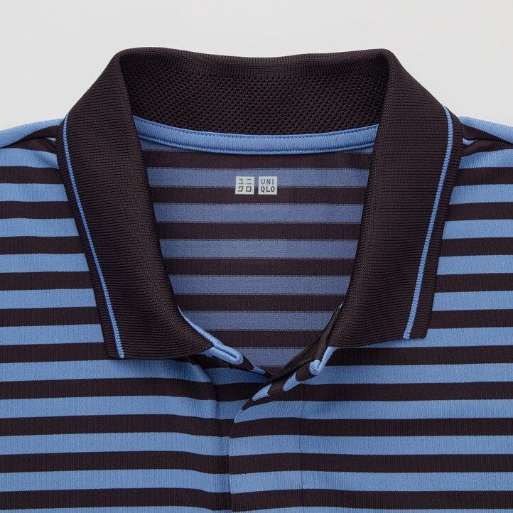 uniqlo dry ex adam scott herren-poloshirt blau
