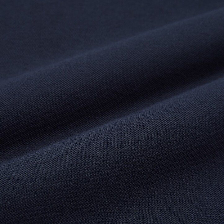 herren uniqlo airism pique poloshirt saison 2021 marineblau