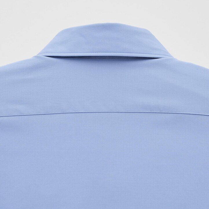 uniqlo easyre herren-stretchhemd aus breitgewebe slim fit normaler kragen weiß