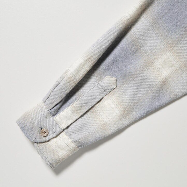 uniqlo flanellhemden für herren kariert grau