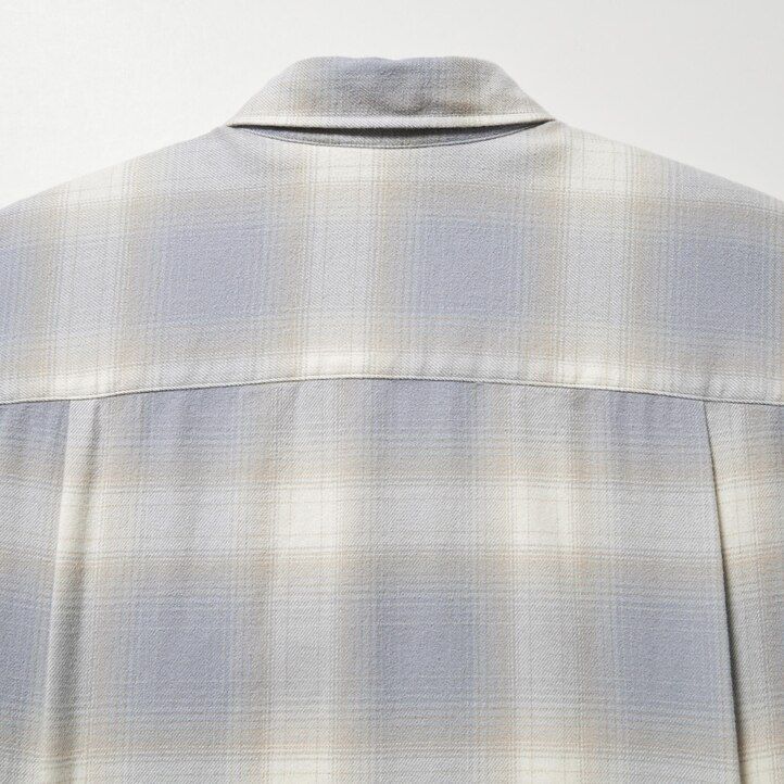 uniqlo flanellhemden für herren kariert grau