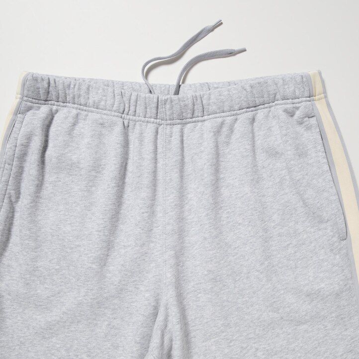 uniqlo herrenhose mit seitenstreifen grau