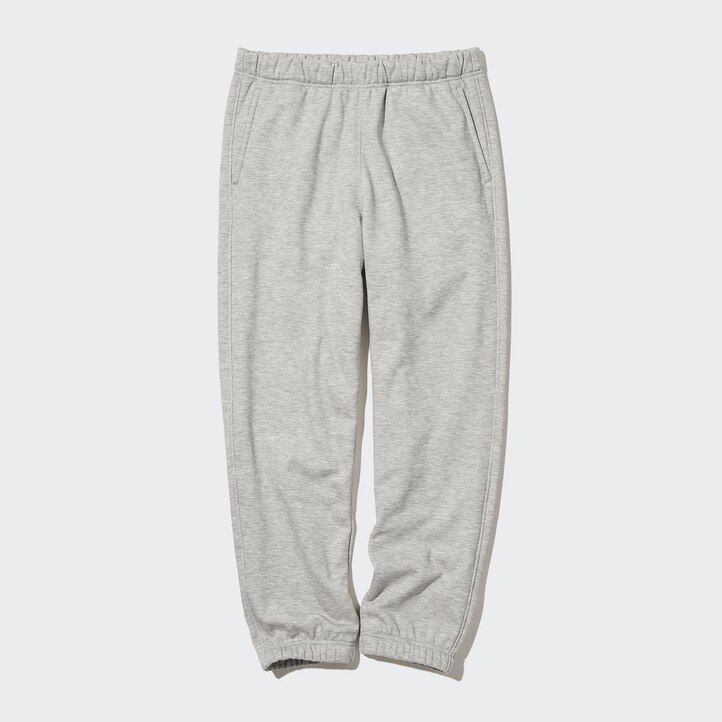 uniqlo herrenhose mit heattech-fleecefutter grau