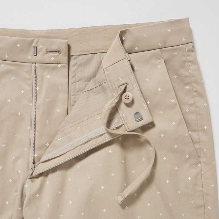 uniqlo stretch slim fit herrenhose beige