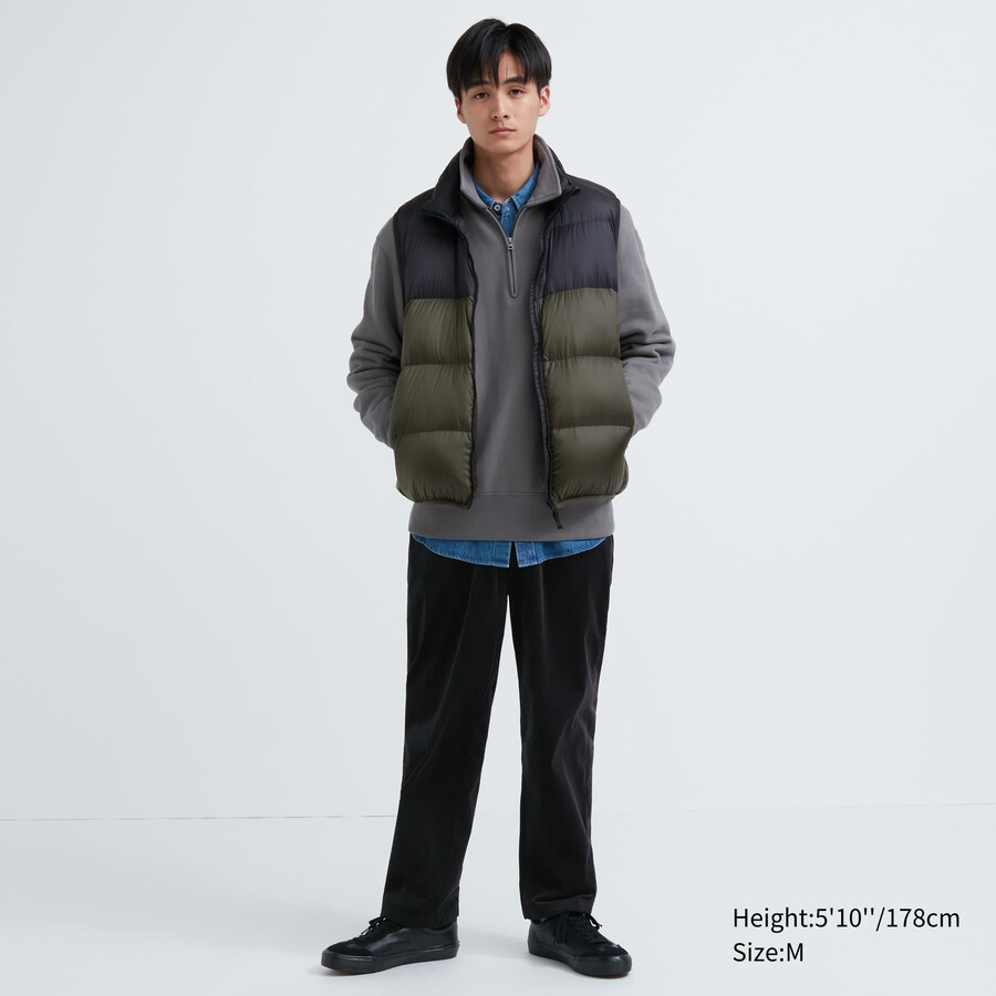 uniqlo cordhose für herren knöchellang schwarz