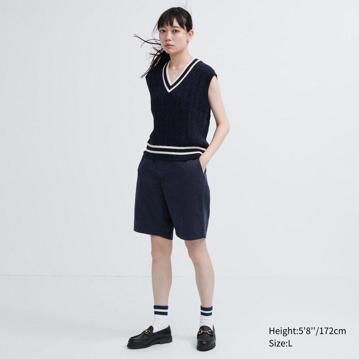 pinkfarbene uniqlo chinos für herren