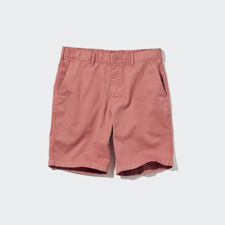 pinkfarbene uniqlo chinos für herren