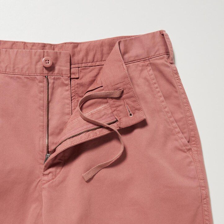 pinkfarbene uniqlo chinos für herren