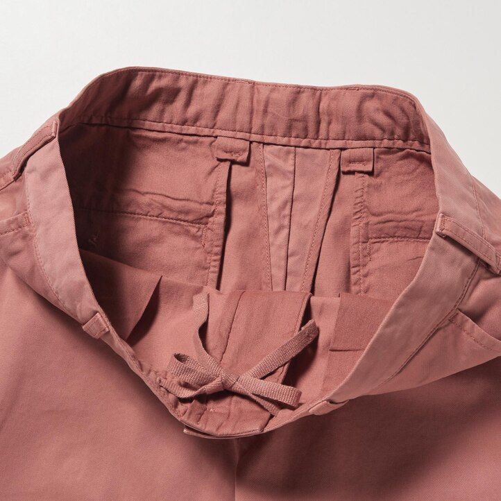 pinkfarbene uniqlo chinos für herren