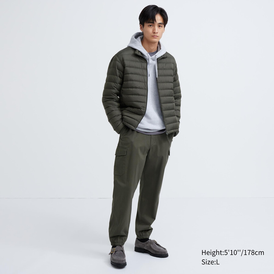 uniqlorgo herrenhose in olivgrün