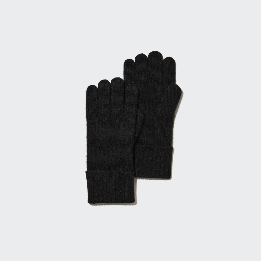 uniqlo 100 mere strickhandschuhe damen taschen schwarz