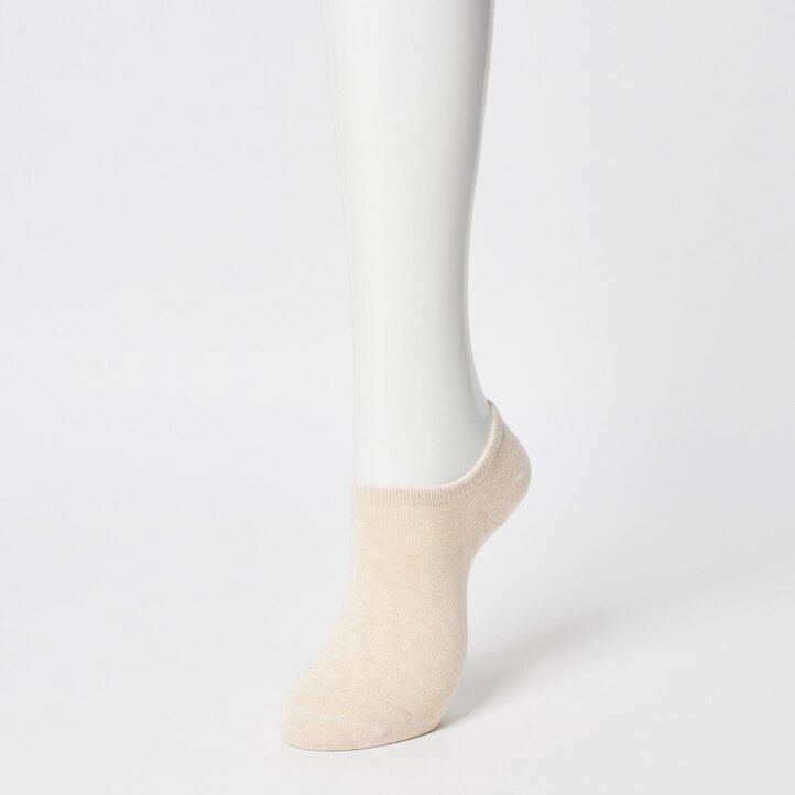 uniqlo damen-shortsocken 3 paar blau