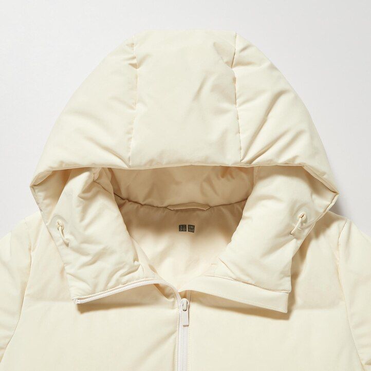 nahtlose daunenjacke von uniqlo für damen olivgrün