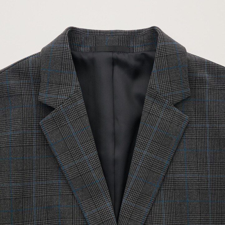 schwarze taillierte damenjacken von uniqlo
