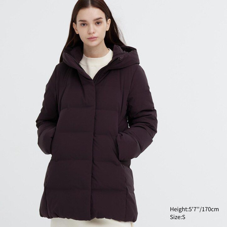 uniqlo nahtlose daunenjacken für damen schwarz
