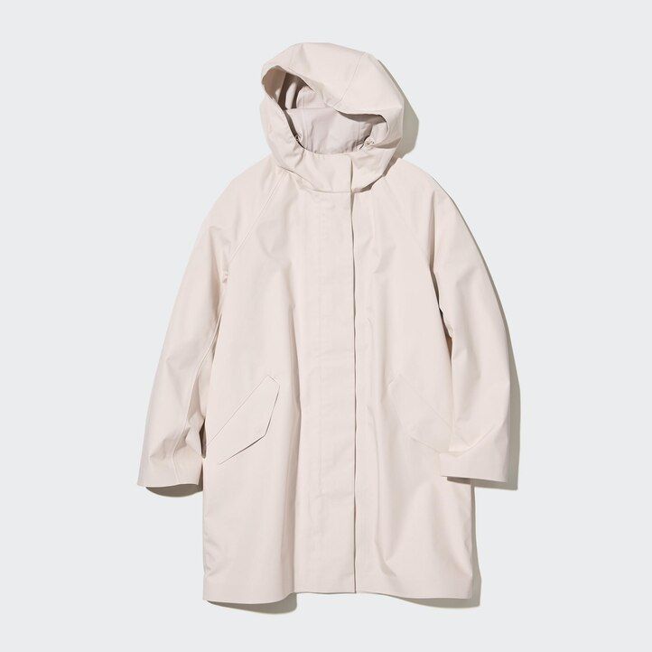 schwarze uniqlo blocktech halbjacken für damen