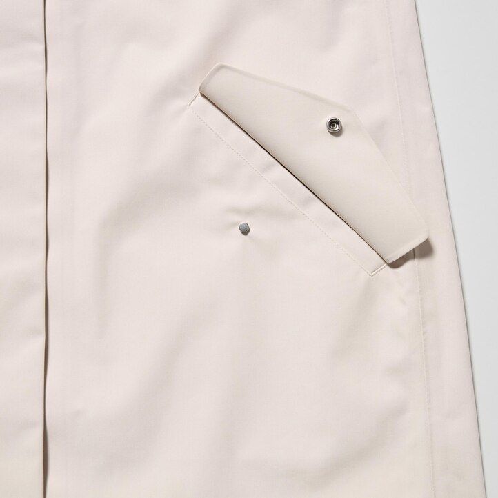 schwarze uniqlo blocktech halbjacken für damen