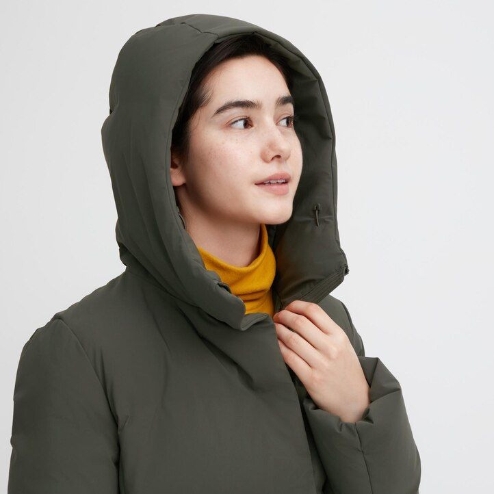 uniqlo nahtlose daunenjacken für damen schwarz