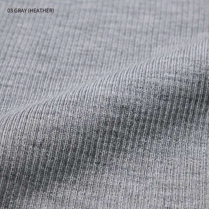 uniqlo damen-ripppullover aus 100 extrafeiner merinowolle lila