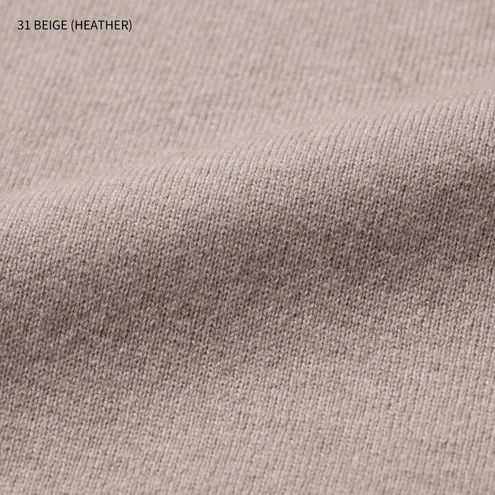 rosa uniqlo damenpullover aus 100 merine mit v-ausschnitt
