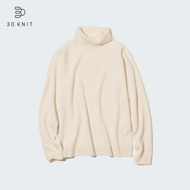uniqlo damenpullover aus 100 mere 3d-strick nahtlos marineblau
