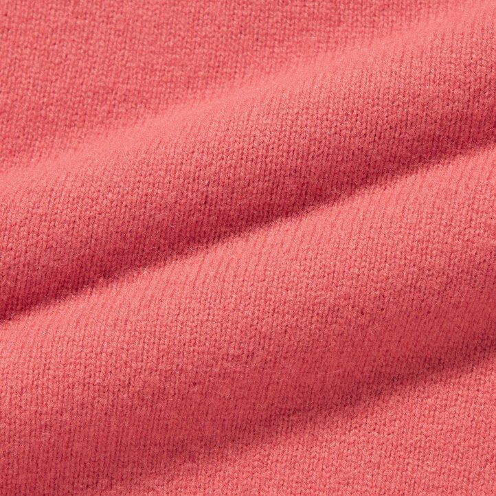 rosa damenpullover von uniqlo aus 100 lammwolle