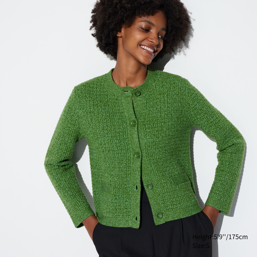 uniqlo strickpullover für damen grün