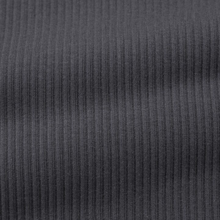 pinkfarbene uniqlo rippstrick-crop-tops mit rundhalsausschnitt für damen
