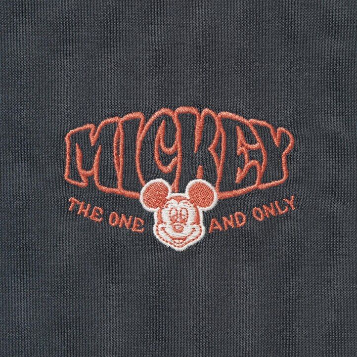 uniqlo disney kollektion mini ut grafik damen t-shirts dunkelgrau