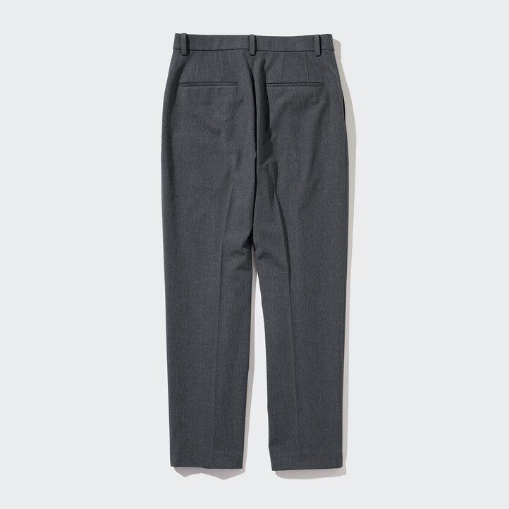 uniqlo smart knöchellange damen-tops grau