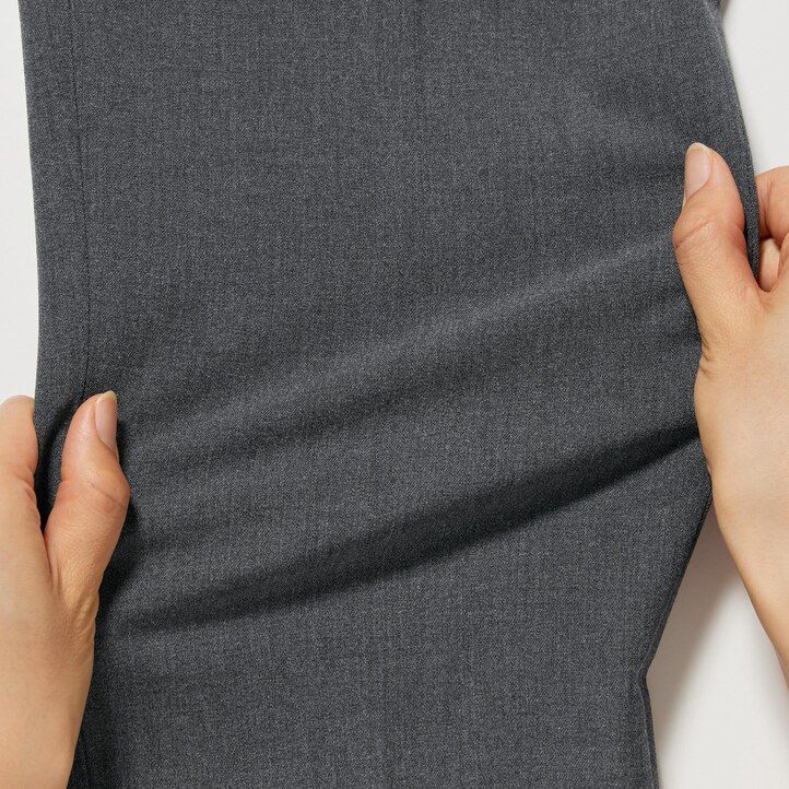 uniqlo smart knöchellange damen-tops grau