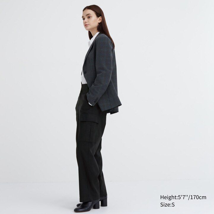 grüne uniqlo weite gerade legrgo damen-tops