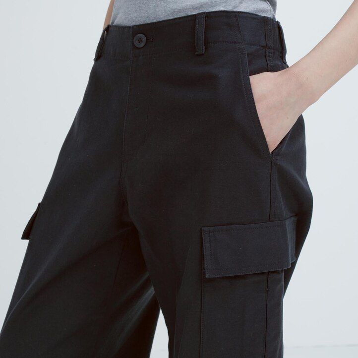 grüne uniqlo weite gerade legrgo damen-tops