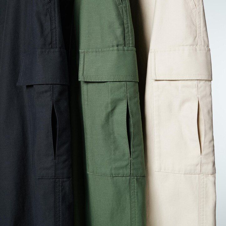 grüne uniqlo weite gerade legrgo damen-tops