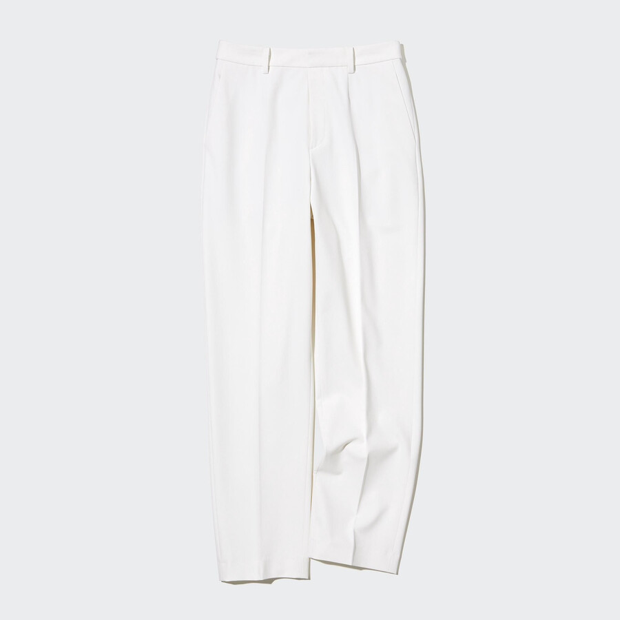 uniqlo smart damen-top knöchellang weiß